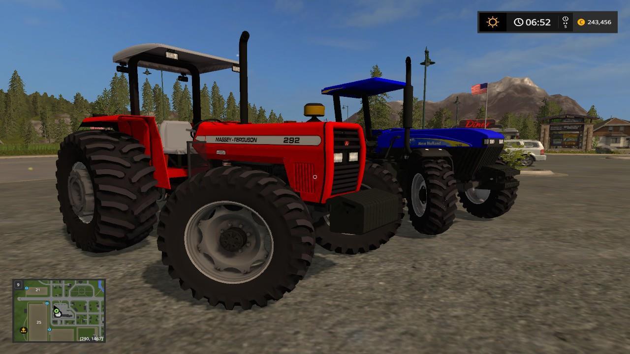 Fs17 New Holland 7630 Massey Ferguson 292 Br V10 Fsdestek Farming Simulator Oyunları 8222