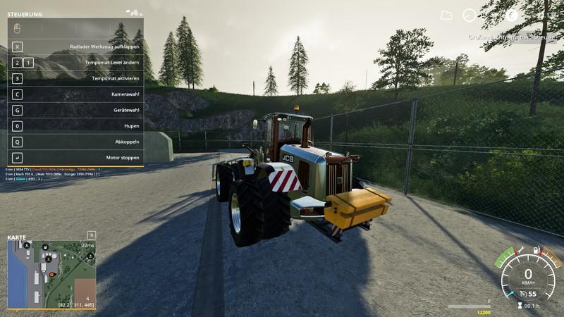 FS19 – JCB Tekerlekli Yükleyici Ağırlığı Modu V1