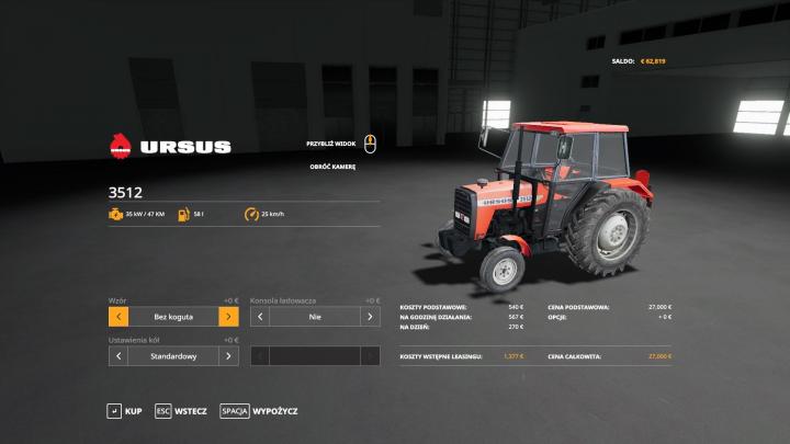 FS19 – Ursus 3512 Traktör V1