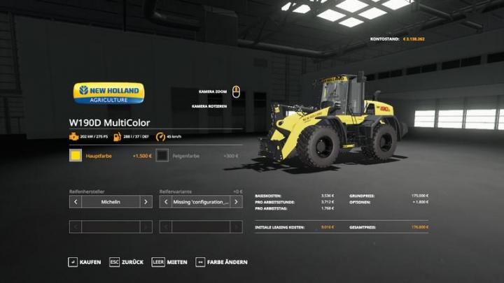 FS19 – New Holland W190D Ekskavatör Ve V1
