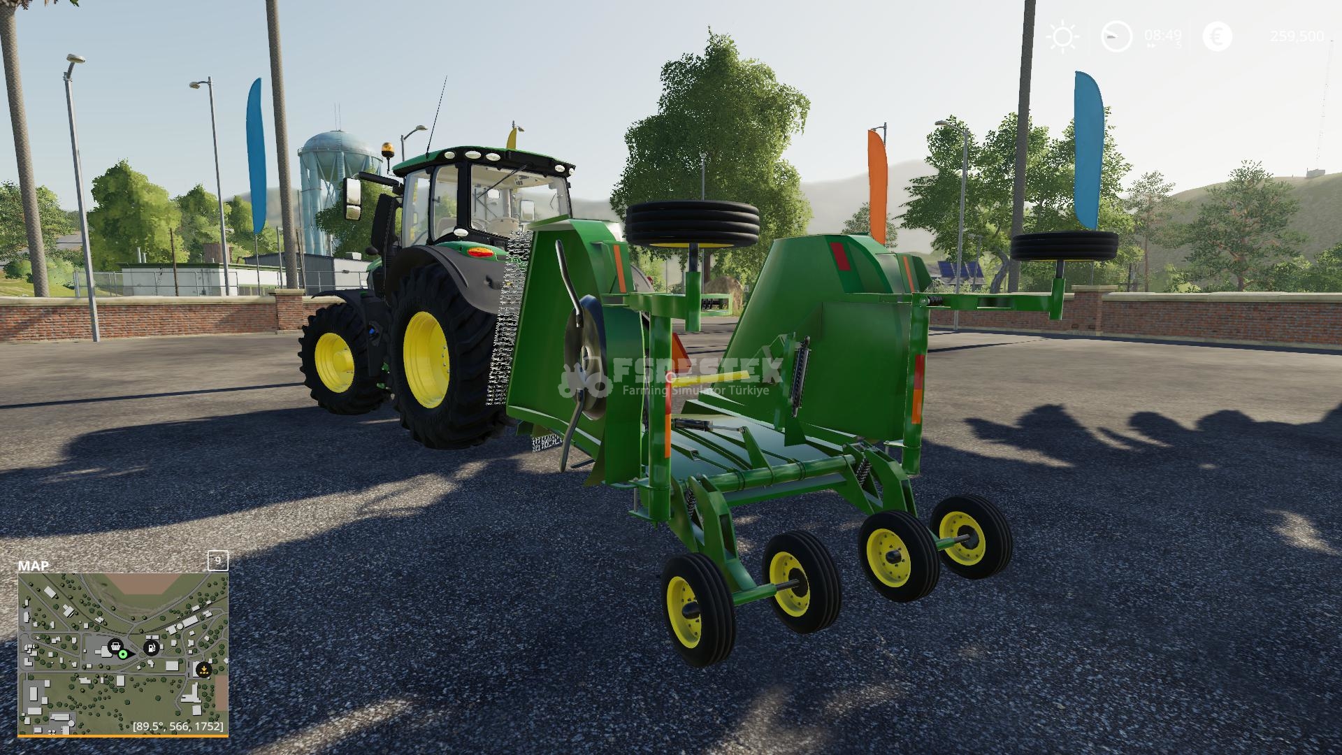 Fs19 John Deere Hx15 Batwing Biçme Makinesi V10 Fsdestek Farming