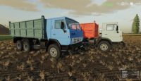 FS19 – Kamaz 55102 Kamyon + Nefaz 8560 Römork Modu