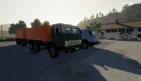 FS19 – Kamaz 55102 Kamyon + Nefaz 8560 Römork Modu V1.1