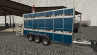 FS19 – Lizard LT20 3 Akslı Hayvan Nakil Römorku