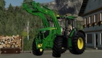 FS19 – John Deere 6R Serisi + 643R Ön Yükleyici V1.1