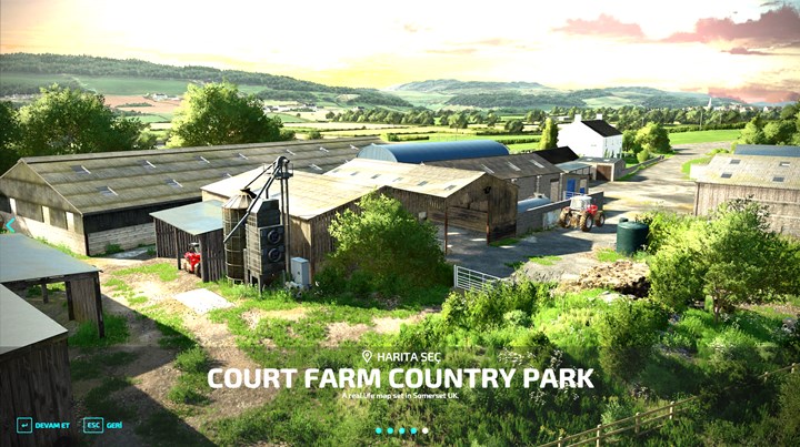 FS22 Court Farm Haritası V1.0 (Gerçekçi Harita)