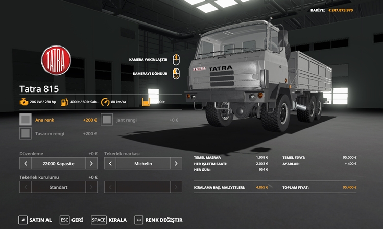 FS19 Tatra 815 Çok Amaçlı Kamyon Modu İndir
