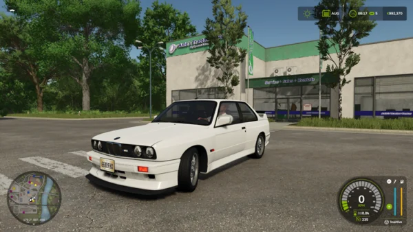 FS25 1990 BMW M3 E30 Sport Evolution Araba Modu İndir