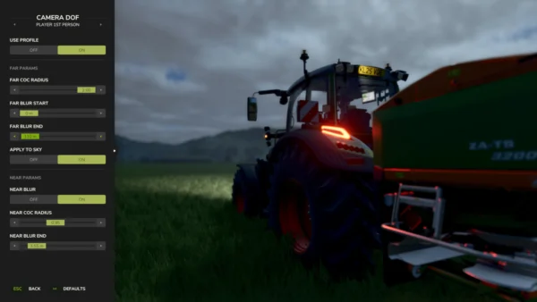 FS25 Kamera Alan Derinliği Modu (Efsane Mod) FS25 Kamera Alan Derinliği Modu (Efsane Mod)