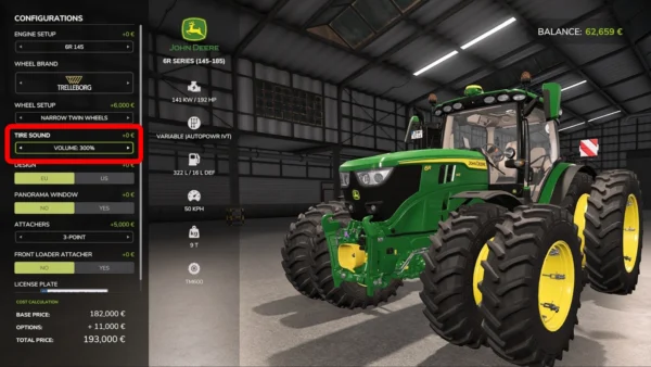 FS25 Lastik Sesi Modu İndir FS25 Lastik Sesi Modu İndir