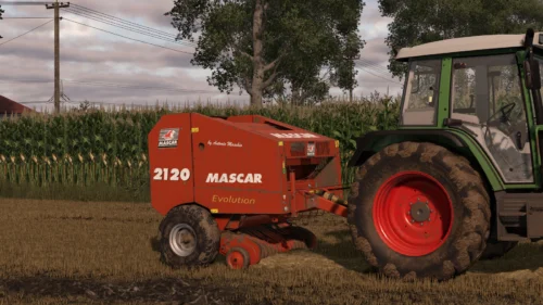 FS25 Mascar 2120 Evolution Yuvarlak Balya Makinesi İndir FS25 Mascar 2120 Evolution Yuvarlak Balya Makinesi İndir