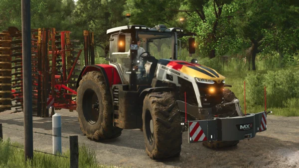 FS25 Massey Ferguson 9S Modifiyeli Traktör Modu (Havalı Korna)